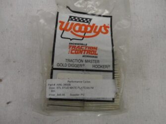 Woody's 2-Hole Steel Stud Mate Plate 7mm AWL-3800-B 48 Pack