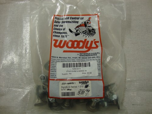 Woodys Signature Series 5/16"x1.485" Studs/Lock Nuts - See Comments