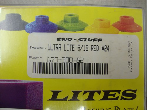 Ultra Lite 5/16" Backing Plate 24 Pak - Image 2