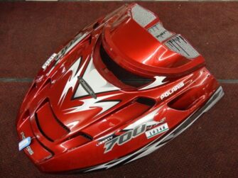 2004 Polaris hood - red