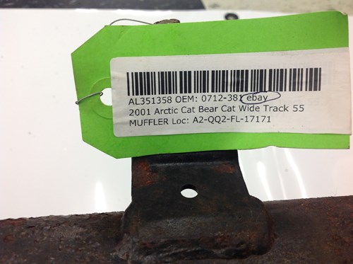 2001 Arctic Cat muffler silencer - Image 5