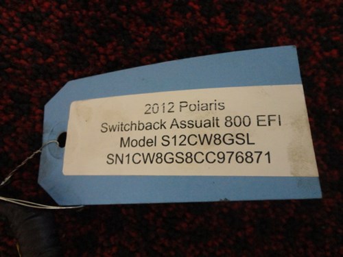 2012 Polaris fuel rail w/yellow injectors - Image 4