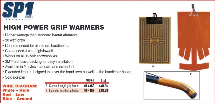 SP1 HIGH OUTPUT GRIP HEATERS - Image 3