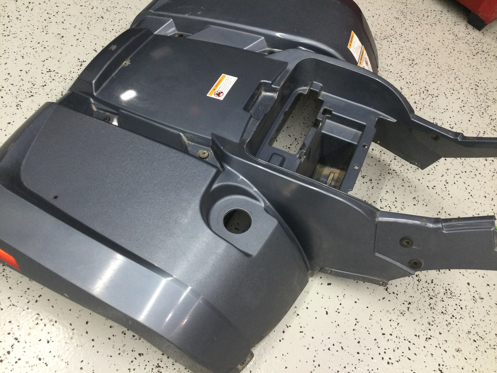 2009 Arctic Cat Rear Fenders - 550 H1 TRV - steel blue - Image 4