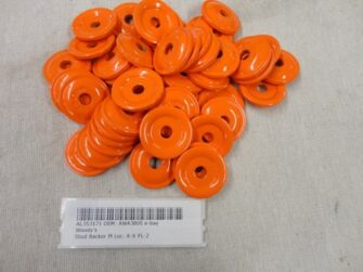 WOODYS ROUND DIGGER SUPPORT PLATE 48/PK ORANGE