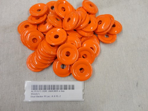 WOODYS ROUND DIGGER SUPPORT PLATE 48/PK ORANGE - Image 5