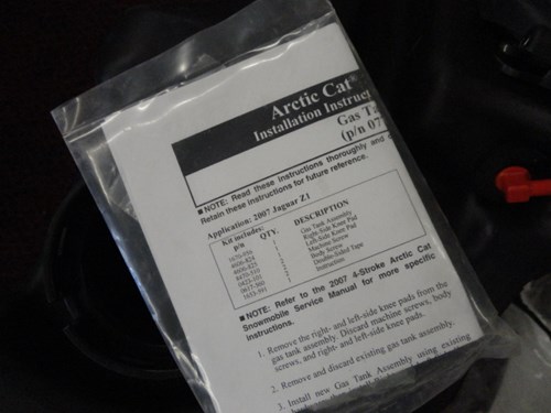 2007 Arctic Cat Gas tank Kit - see comments - Image 2