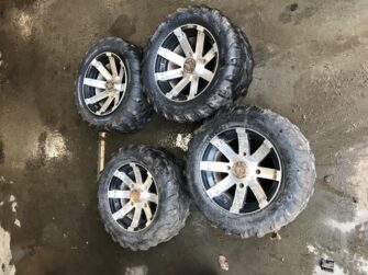 15" Vision Buckshot rims, Lug pattern 4x115