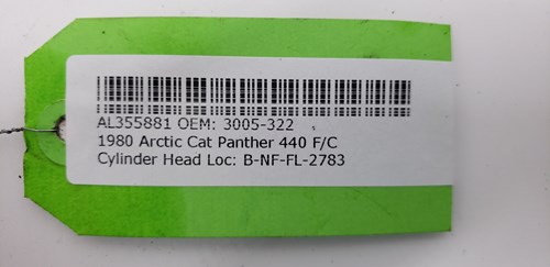 1980 Arctic Cat Head - Image 5