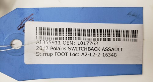 2012 Polaris Foot Stirrup - LH - Image 5