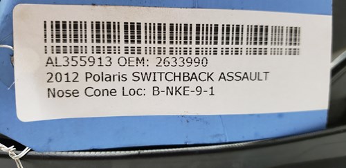 2012 Polaris NOSE PAN - Image 5