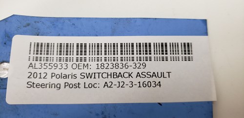 2012 Polaris UPPER STEERING POST. Superseded by 1824185-329 - Image 5