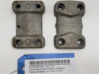 2012 Polaris Handlebar Clamp - both upper and lower blocks