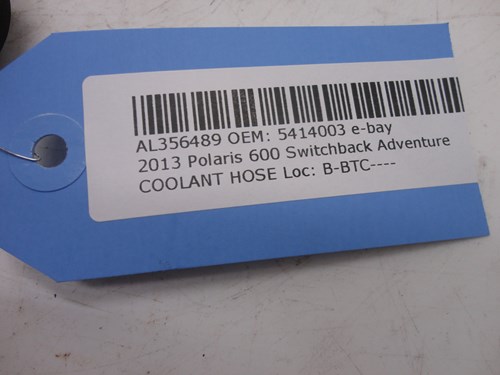 2013 Polaris HOSE, BOTTLE/TUNNEL COOLER RETURN - Image 3