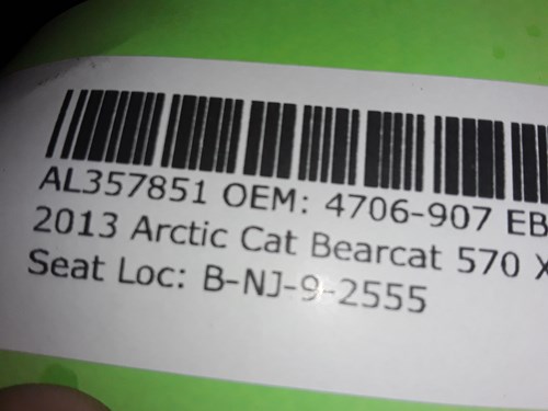 2013 Arctic Cat Seat - Image 5