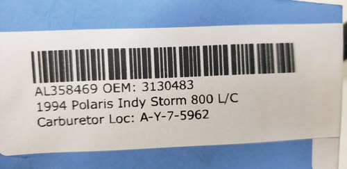1994 Polaris Carburetor - #1 - Left side - Housing Only - Image 5