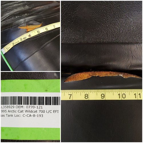 1995 Arctic Cat gas tank/seat base - with seat - Image 5