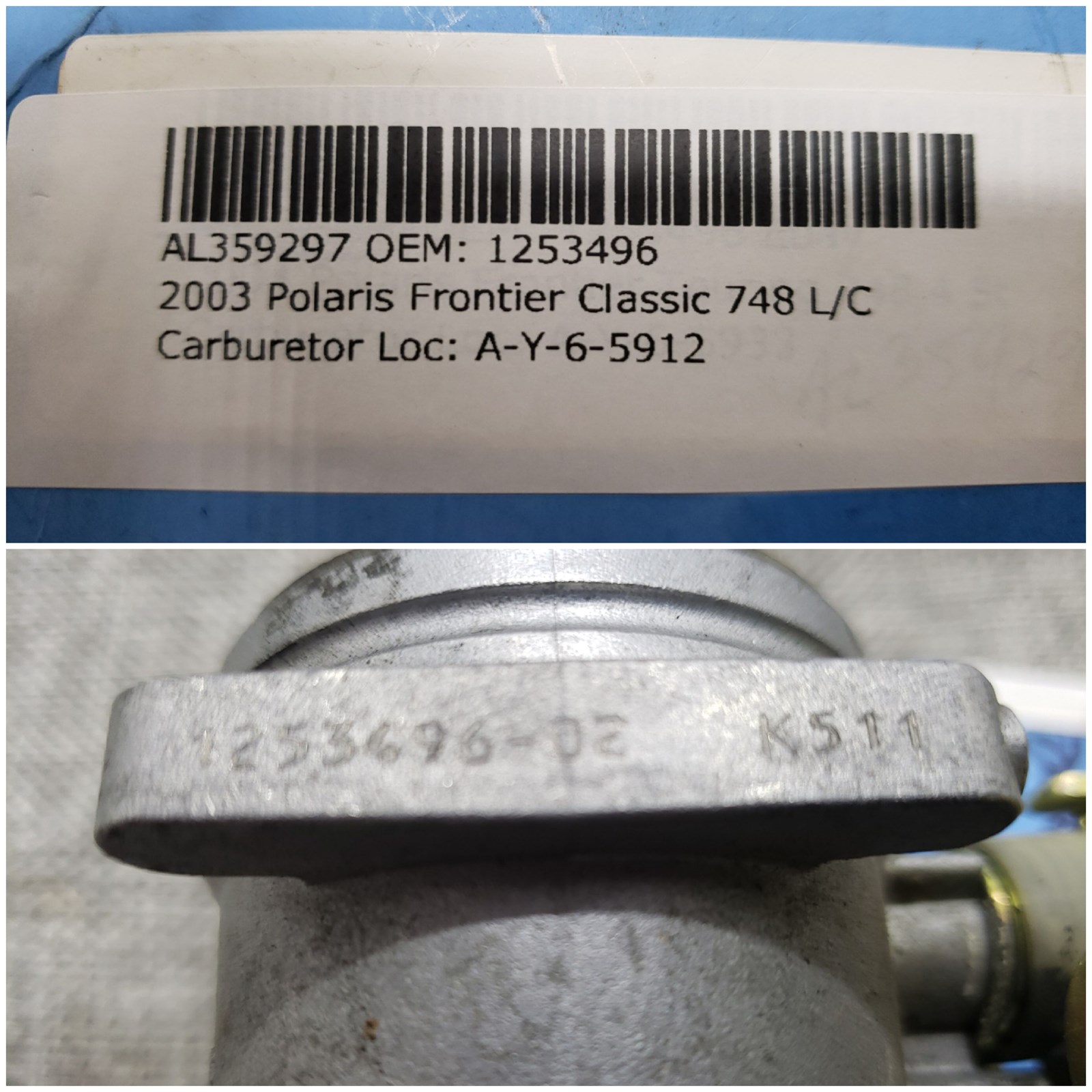 2003 Polaris Used Throttle Body - Image 5