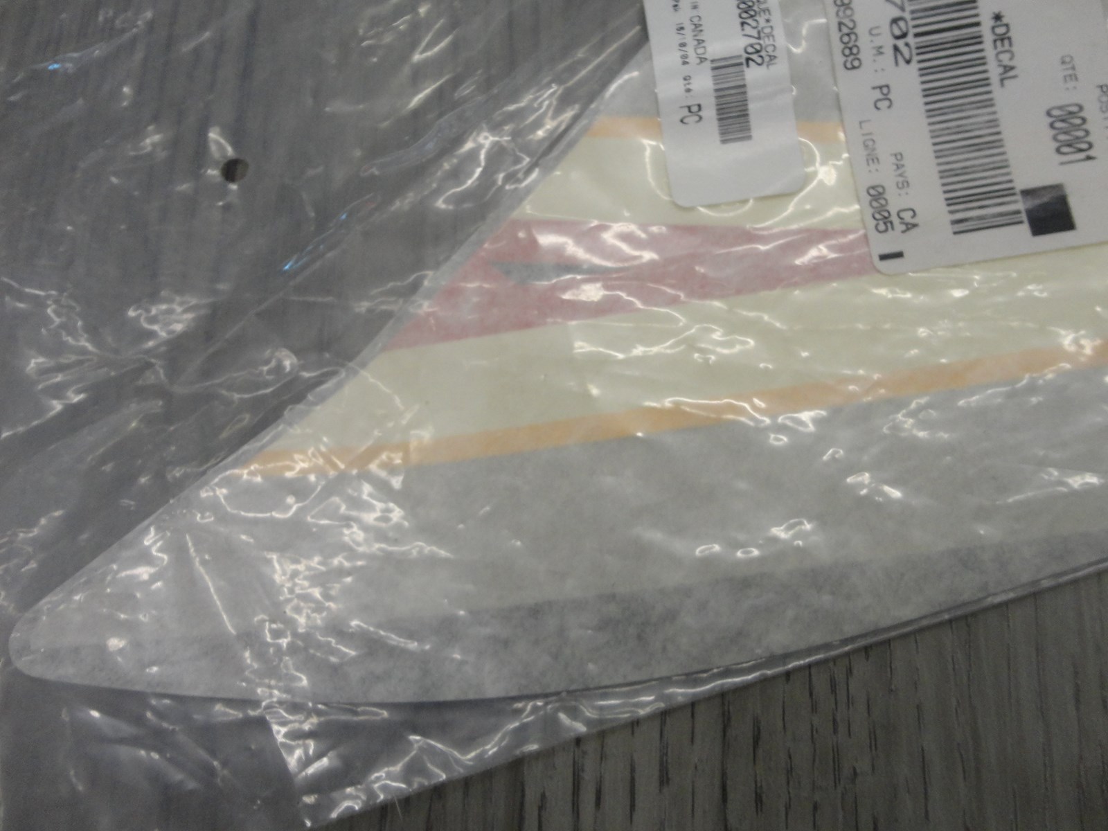 2005 Ski-Doo LH Lower Side Decal Black B-160 - Image 3