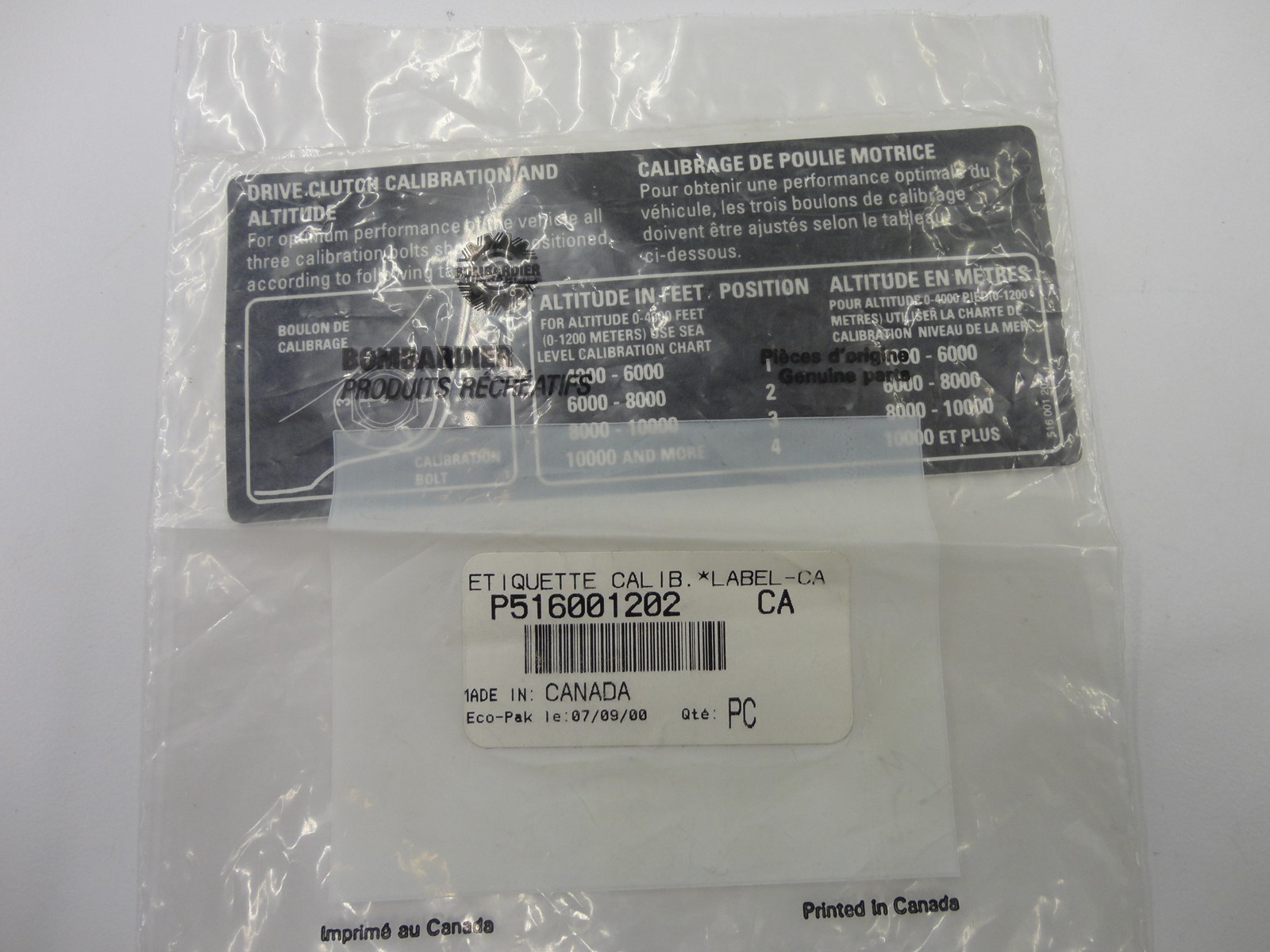 Clutch Calibration decal - Image 3