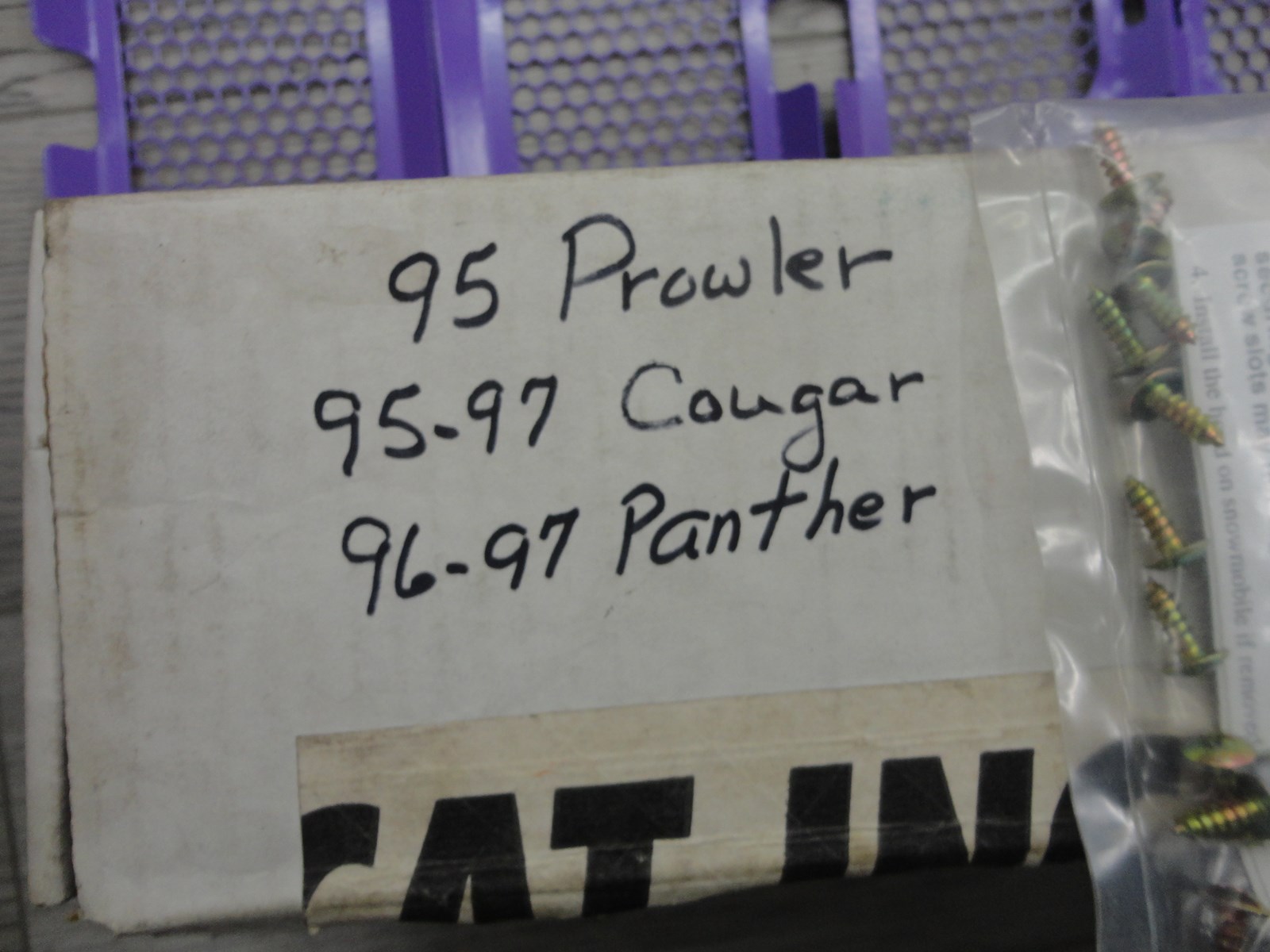 1997 Arctic Cat Purple hood screen kit - Image 3