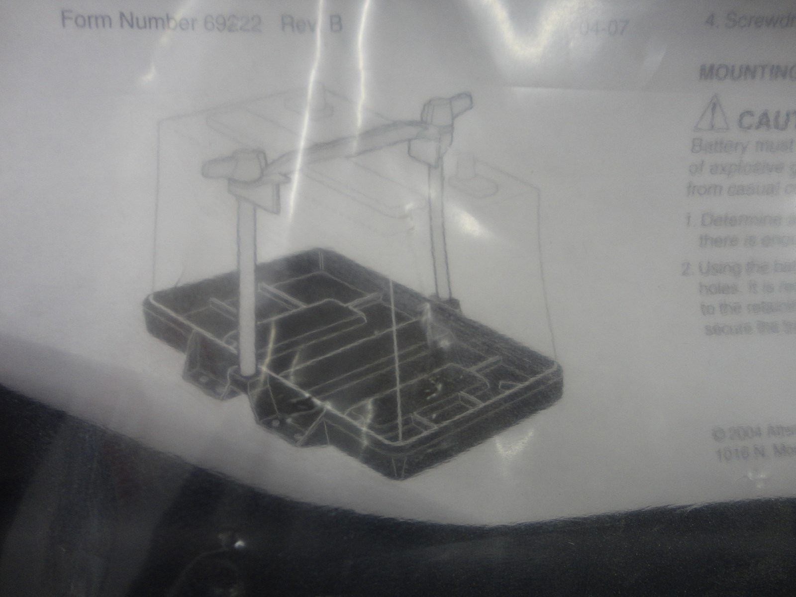 battery hold down tray 27/27M series - Image 2