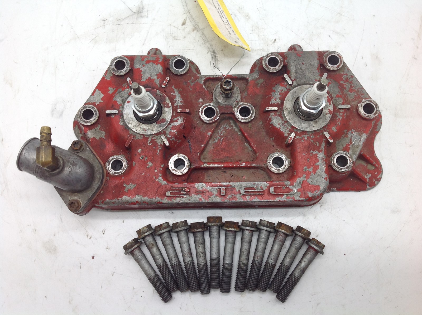 2006 Ski-Doo Cylinder Head with Domes and Bolts - Image 2