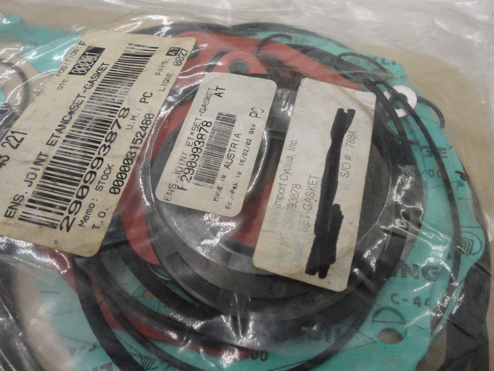 1996 Sea-Doo Engine Gasket Kit - complete - GTS 580 - Image 3