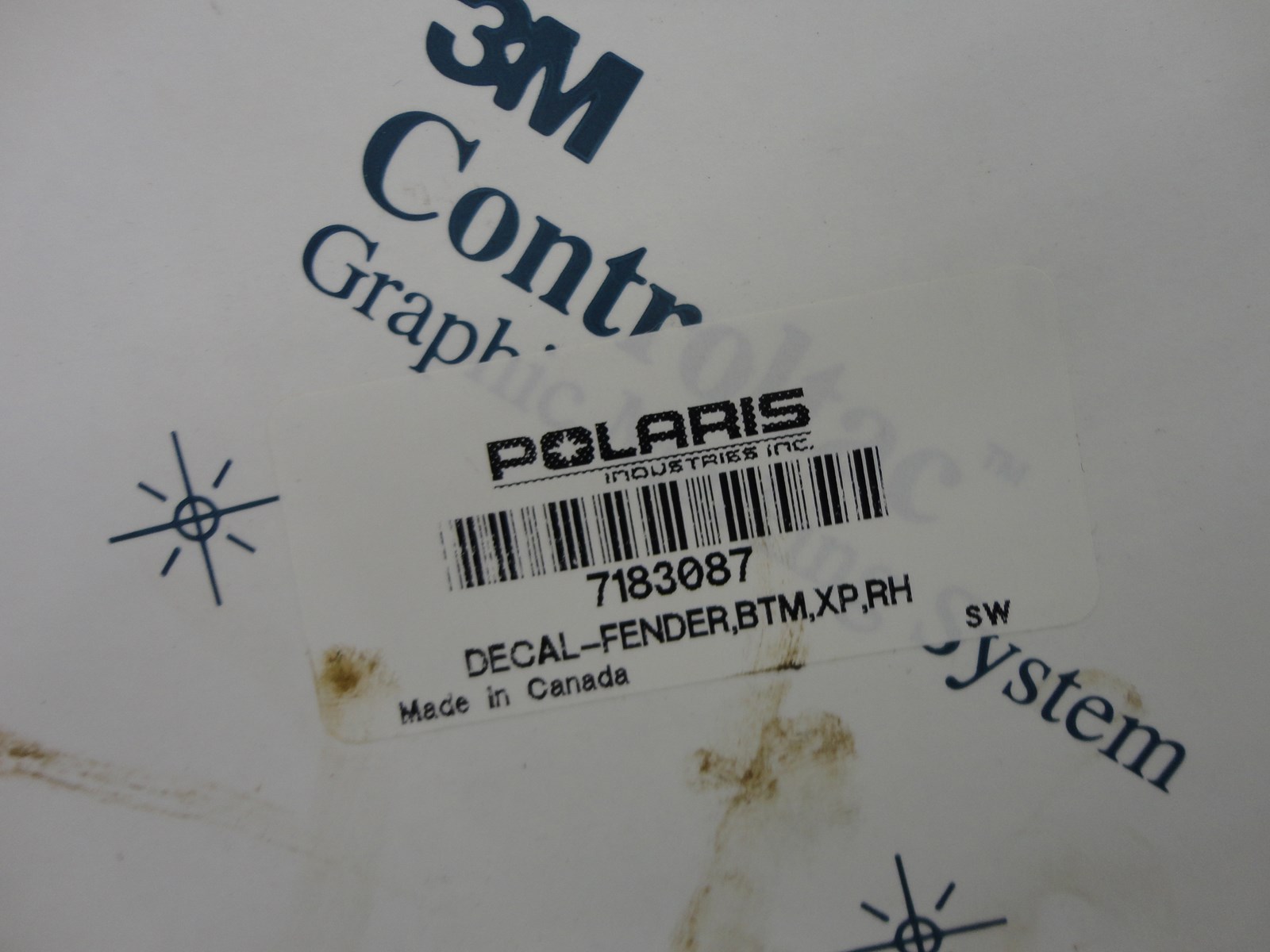 2016 Polaris DECAL-FENDER,BTM,RH RZR XP1000 EPS HIGH LIFTER HAVASU RED - Image 2