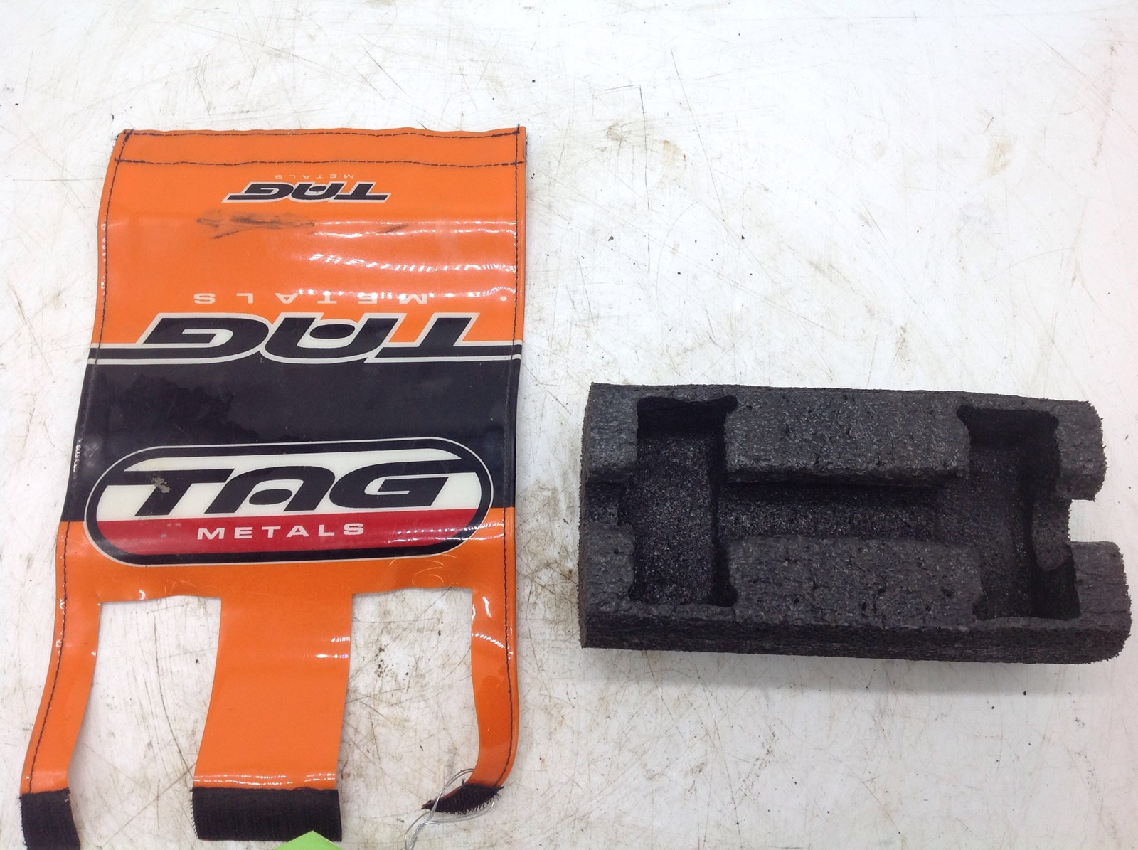 2004 Arctic Cat handlebar foam pad - orange - Image 3