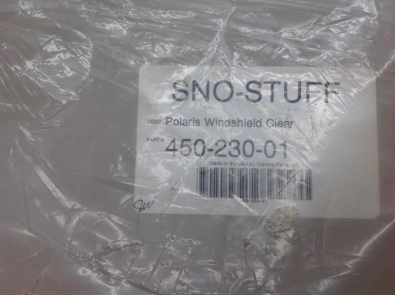 1988 Polaris Windshield - Image 2