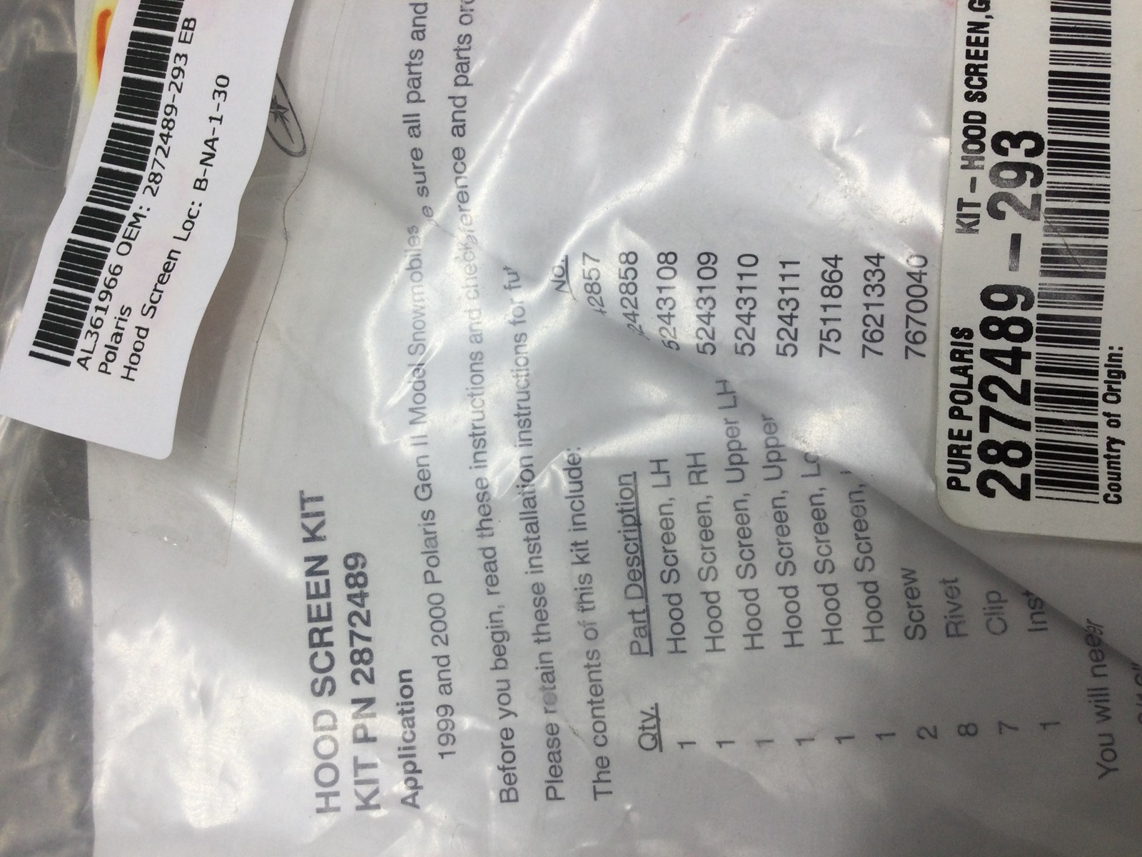 Gen 2 Indy Hood Screen Kit red - Image 4