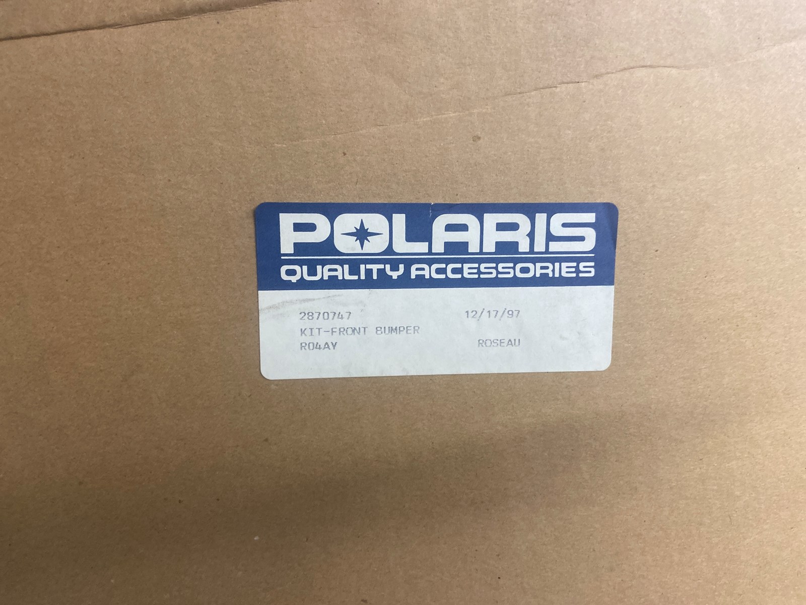 1980 Polaris FRONT BUMPER KIT - Image 4