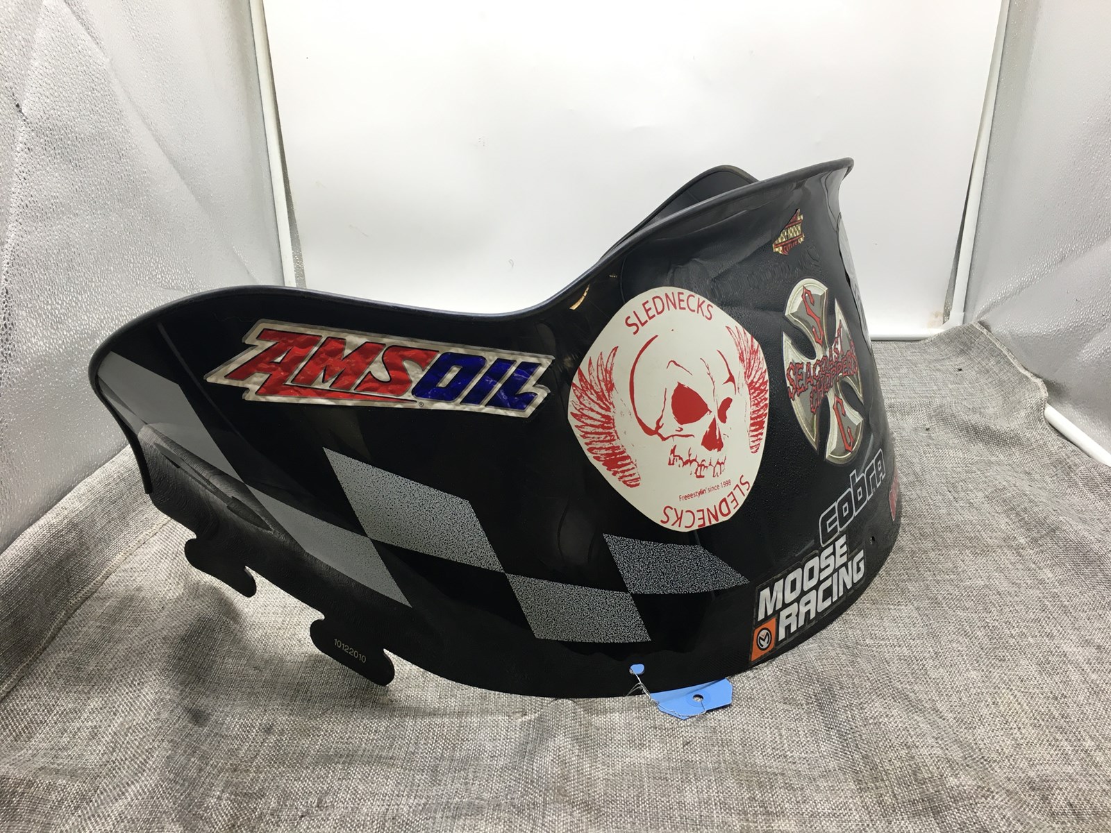 1999 Polaris PowerMadd Cobra Windshield - Black, Low - Image 2