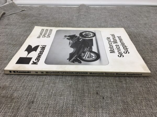 1988 Kawasaki Ninja 600R/ GPX600R/ GPX500R Service Manual - Image 2
