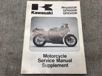 1988 Kawasaki Ninja 600R/ GPX600R/ GPX500R Service Manual