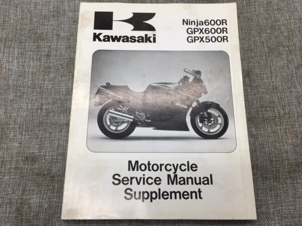 1988 Kawasaki Ninja 600R/ GPX600R/ GPX500R Service Manual
