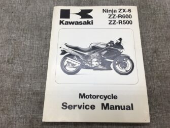 1990 Kawasaki Ninja ZX-6 ZZ-R600 ZZ-R500 Service Manual