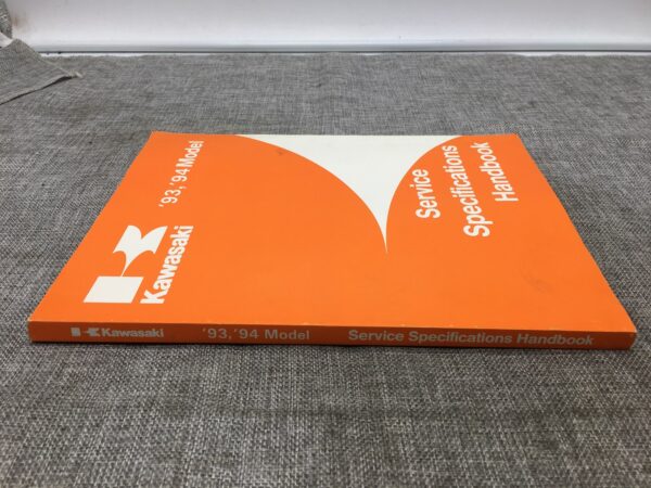 1993 Kawasaki 93-94 Service Specification Handbook - Image 2