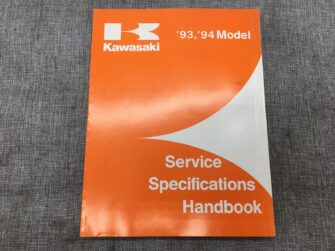1993 Kawasaki 93-94 Service Specification Handbook