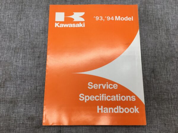 1993 Kawasaki 93-94 Service Specification Handbook