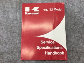 1991 Kawasaki Service Specification Manual