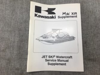 1994 Kawasaki XiR Jet Ski Service Manual Supplement