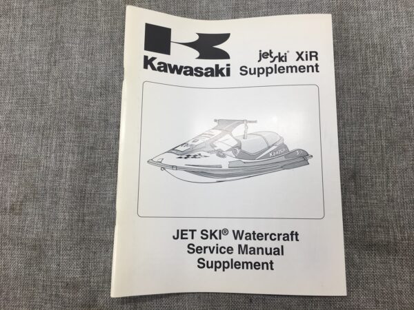 1994 Kawasaki XiR Jet Ski Service Manual Supplement
