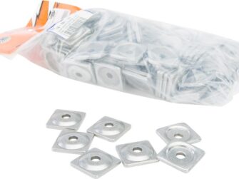 WOODYS DIGGER SUPPORT PLATES SQUARE ALUM. 5/16" 144/PK