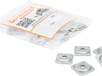 WOODYS DIGGER SUPPORT PLATES SQUARE ALUM. 5/16" 24/PK