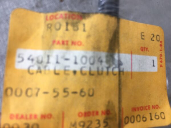 1972 Kawasaki G5 Motorcycle Clutch Cable - Image 3