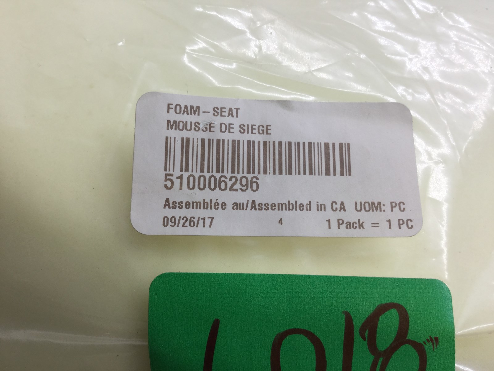 2018 Ski-Doo 600 RS Seat Foam - Image 5