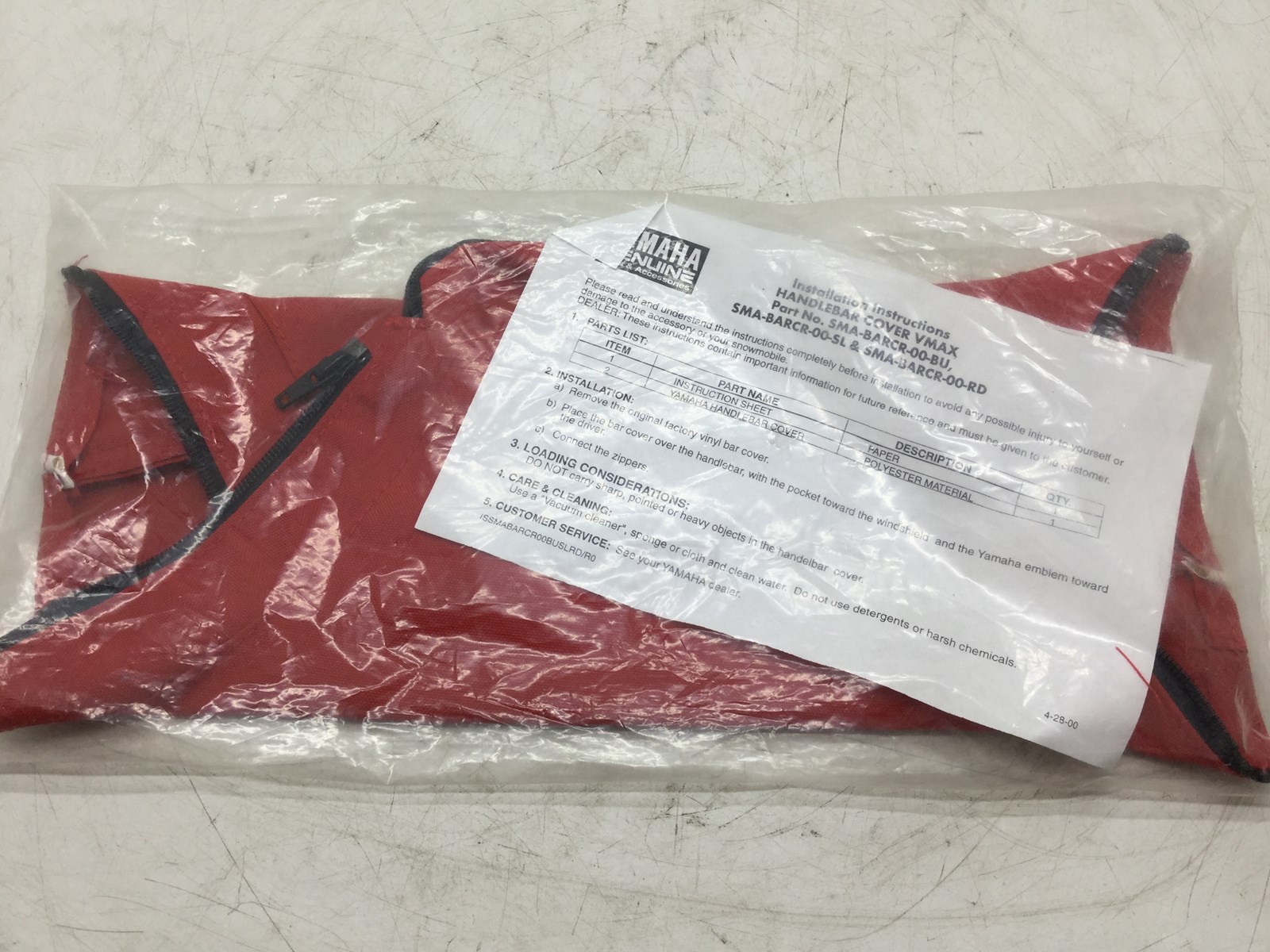 2000 Yamaha Handlebar Pad Cover - Image 2