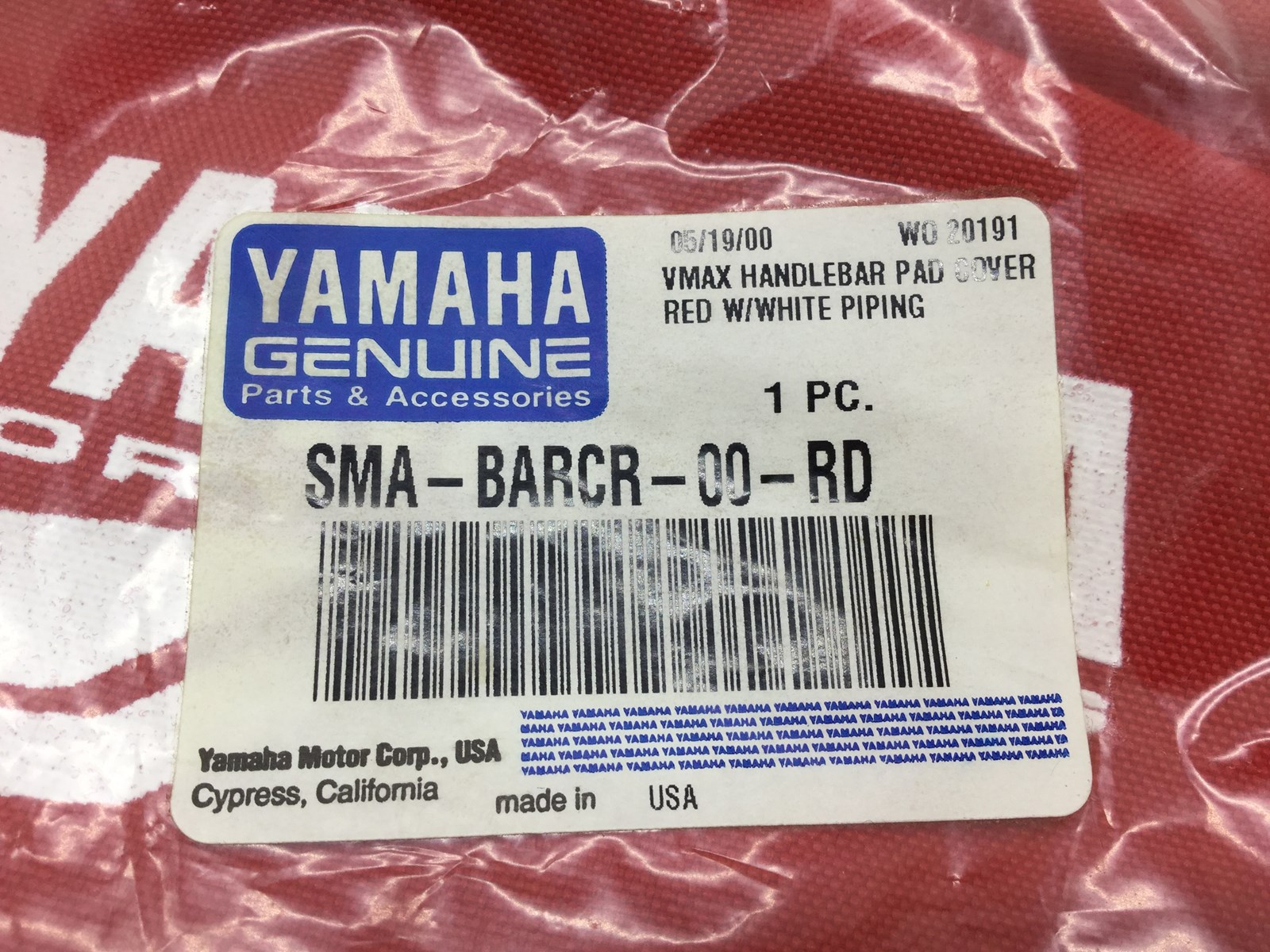 2000 Yamaha Handlebar Pad Cover - Image 4